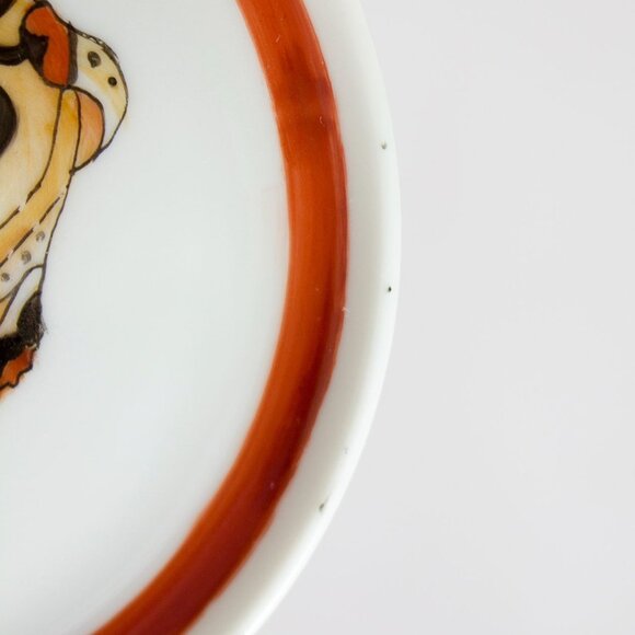 Hutschenreuther Lot of 2 Mini Plates SW Pottery Design Mesa IPA Show 1989 3.75" - Picture 8 of 8